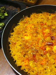 Foto resep Paella Udang ala ala Barcelona