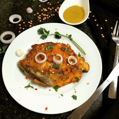 A picture of Batter Fried Pomfret.