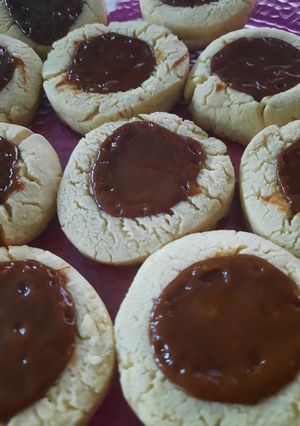 Una foto de Ojitos de dulce de leche