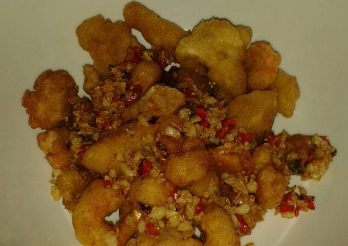 Ayam goreng cabe garam