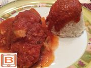 Una foto de lomo de cerdo en tajadas