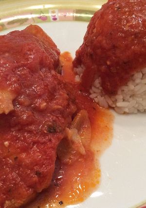 Una foto de Bacalao con tomate en olla GM
