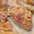 Huevos cocidos con jamón de York y bechamel