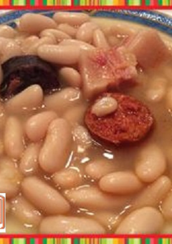 Una foto de Fabada asturiana, la auténtica, en olla GM