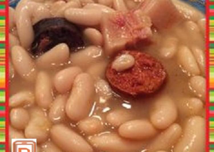 Fabada asturiana, la auténtica, en olla GM
