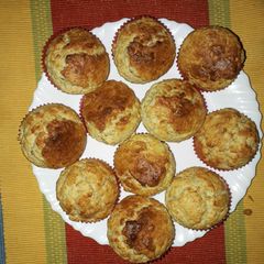 A picture of Brown muffins.