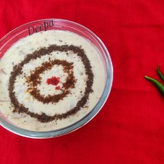 A picture of Chatpata Aloo Raita Potato Raita.