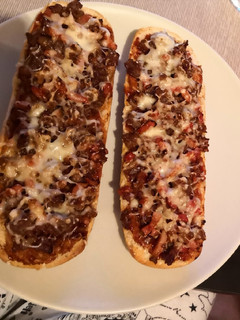 Una foto de Paninis BBQ sencillos