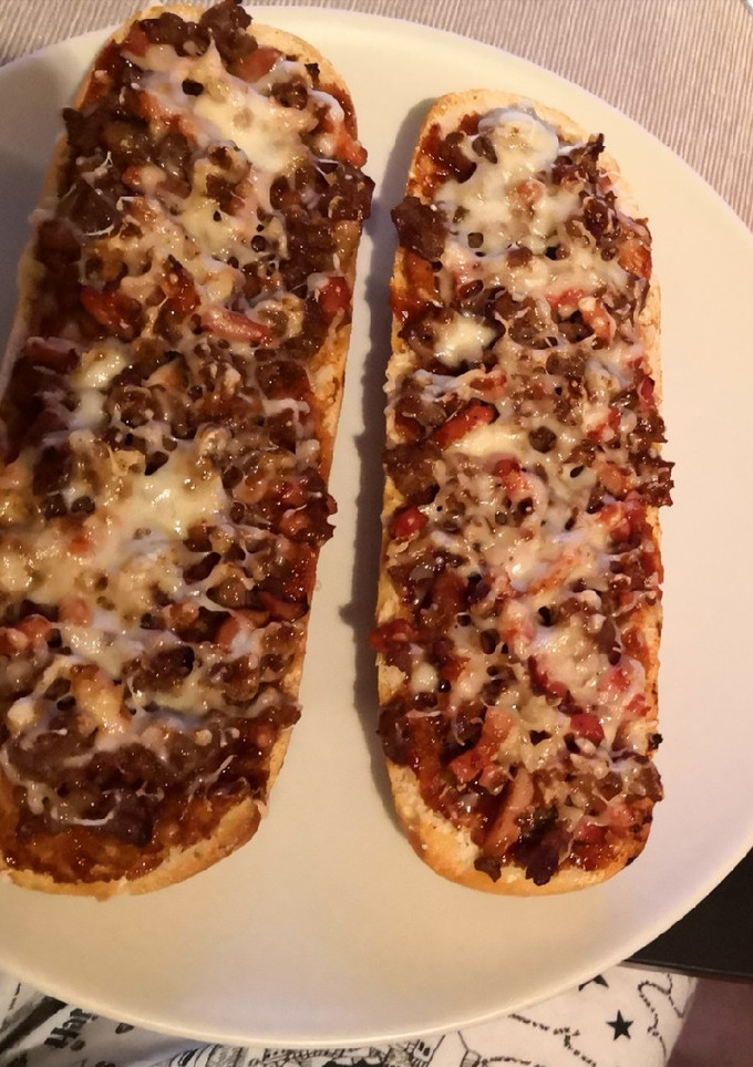 Una foto de Paninis BBQ sencillos