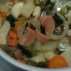 A picture of Meat Soup.