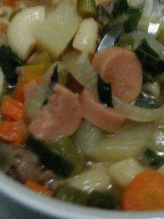 A picture of Meat Soup.