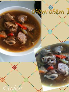 Foto resep Asem asem Iga sapi