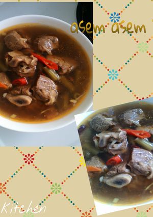 Foto resep Asem asem Iga sapi