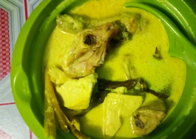 Ini dia! Resep mudah buat Opor Ayam dan Tahu Putih hidangan Idul Adha  enak