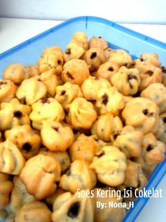 Foto resep Soes Kering isi Cokelat