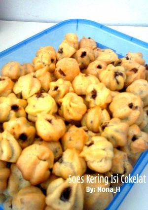 Foto resep Soes Kering isi Cokelat