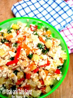 Foto resep Orak-arik Tahu Sayur