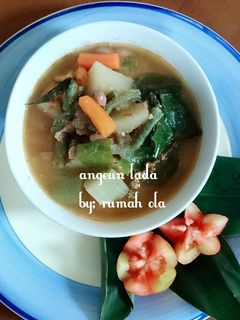 Foto resep Angeun lada sayuran ala rumah ola