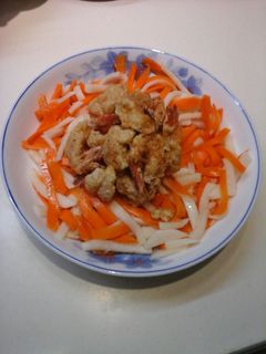 Foto resep Udang goreng kriuk2 salad asam manis
