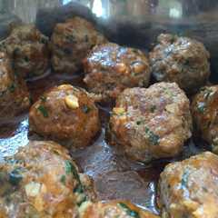 รูปของ Bola-bola Daging Saus Barbeque