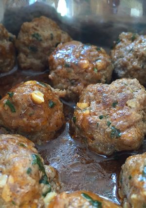 Foto resep Bola-bola Daging Saus Barbeque