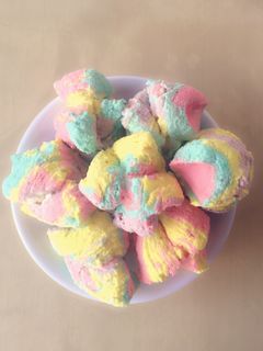 Foto resep Bolu kukus rainbow