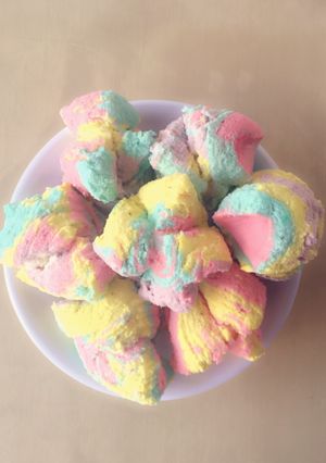 Foto resep Bolu kukus rainbow 