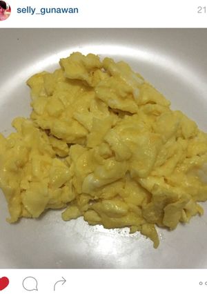 Foto resep Scramble egg ala ala McD