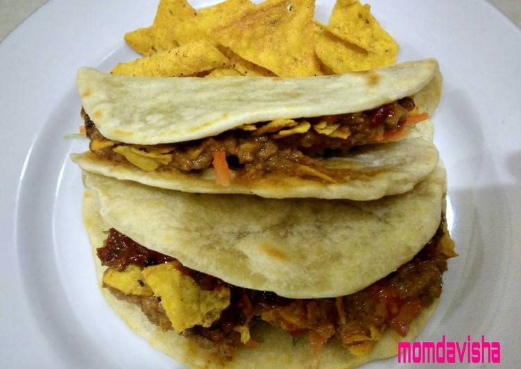 Cara Gampang Membuat Homemade Tacco Meat n Vegie with Salsa Sauce, Menggugah Selera