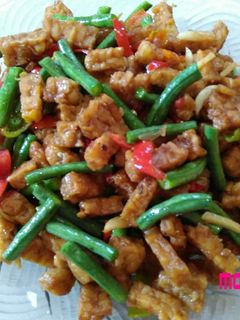 Foto resep Oseng Tempe Kacang Panjang simple