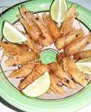 Cabeza de Camarón frito