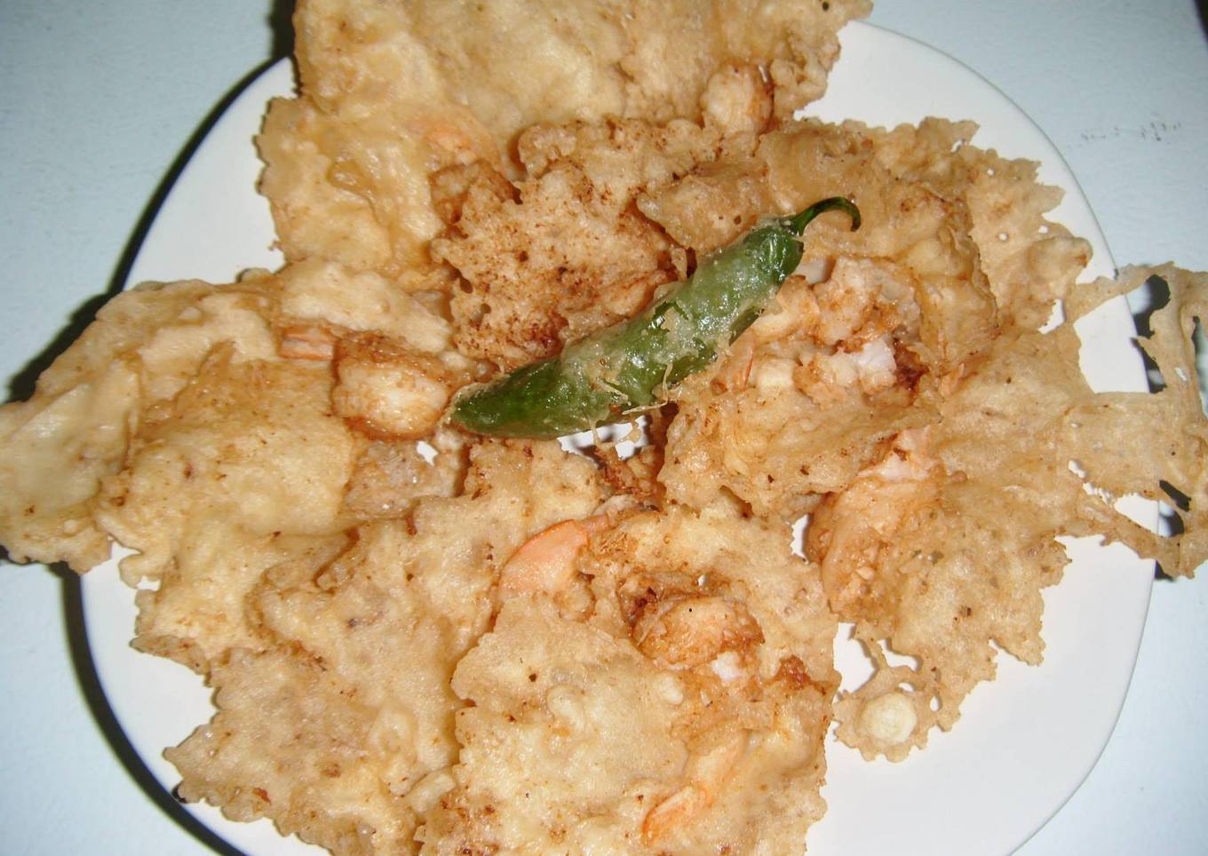 Tempura de Camaron - Estilo de comida corrida -