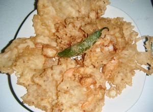 Una foto de Tempura de Camaron - Estilo de comida corrida -