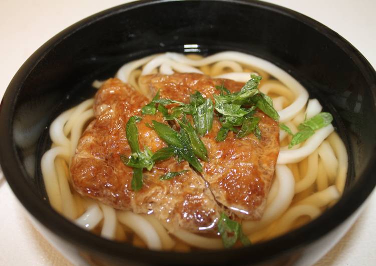 Kitsune Udon Tipo de oeste Receta de Shinta Japonés Cookpad