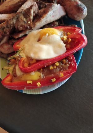 Una foto de Ajíes rellenos
