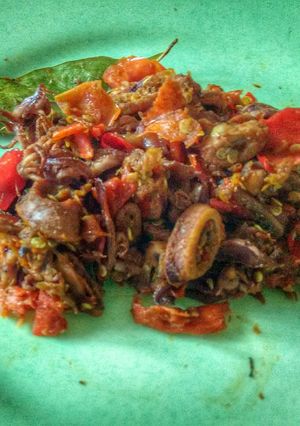 Foto resep Cumi Asin Asam Pedas