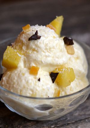 10 perces ananászfagylalt recept fotója