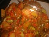 Sambel kentang buncis pete