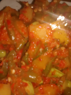Foto resep Sambel kentang buncis pete