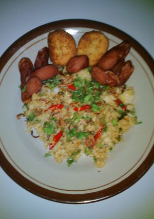 Foto resep Nuggets Sosis Sego Goreng
