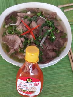Hình của món Bún bò giò heo.