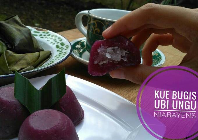 Kue bugis ubi ungu 🍠 isi enten putih