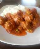Albóndigas en salsa de tomate. 