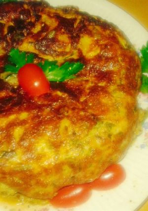 Una foto de Tortilla de verduras