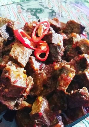 Foto resep Hati Sapi Pedas