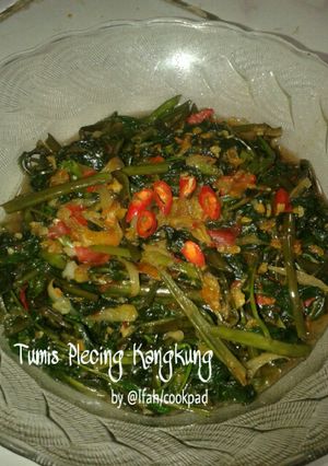 Foto resep Tumis Plecing Kangkung