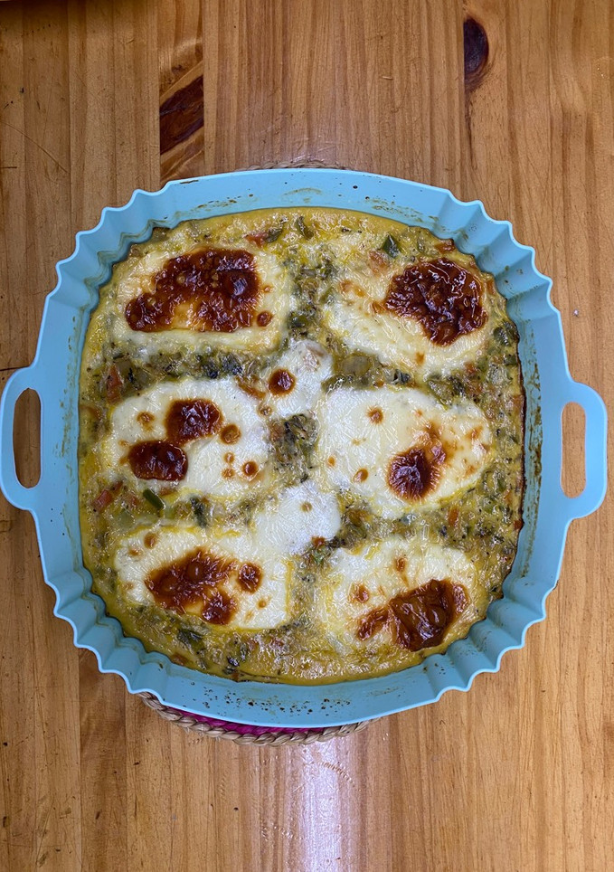 Una foto de Tortilla saludable de vegetales 🤍