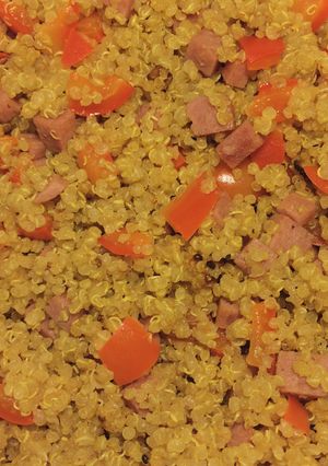 A picture of Curried Quinoa.