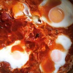 A picture of Shakshuka.