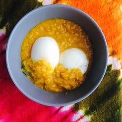 A picture of Yellow Moong Dahl.